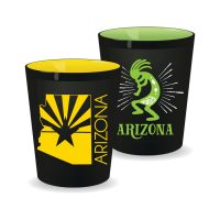 1.5oz Black Matte Shot Glass with Inside Color